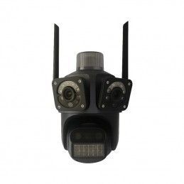 Tre Telecamere in una Telecamera Motorizzata Wi-Fi lan Infrarossi Con Allarme