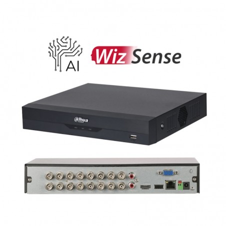 XVR Dahua Wizsense Penta AI IVS SMD Plus 5M-N 5IN1 16 Ch bnc + 8 IP