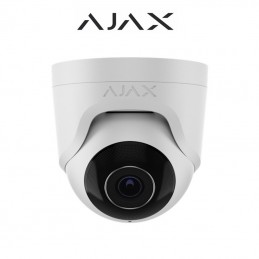 Telecamera Ajax Audio Dome TurrentCam IP PoE cablata 5 Megapixel 2.8 mm AI IR AJ 64923.197.WH1