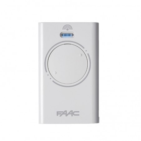 Telecomando Rolling code FAAC XT2 SLH bianco 433 MHZ 2 canali