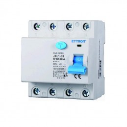 Magnetotermico Differenziale Classe A 3P+N 40AH 30mA 380V 6KA JX344064