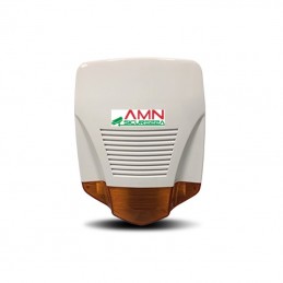 Sirena elettronica autoalimentata con lampeggiatore - AMN SKU SA330