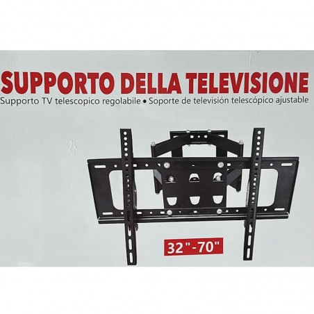 Staffa con Doppio Snodo per tv da 32 a 70" Max 50KG