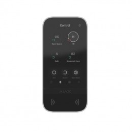 KEYPAD-TOUCHSCREEN-FIBRA-W AJAX - Tastiera Filare con Touch Screen per Controllare un Sistema Ajax con Lettore di TAG/card