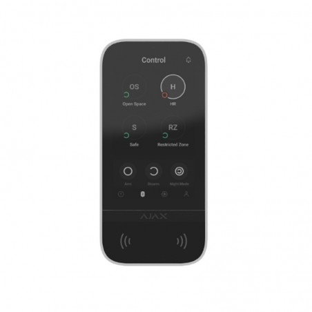 KEYPAD-TOUCHSCREEN-FIBRA-W AJAX - Tastiera Filare con Touch Screen per Controllare un Sistema Ajax con Lettore di TAG/card