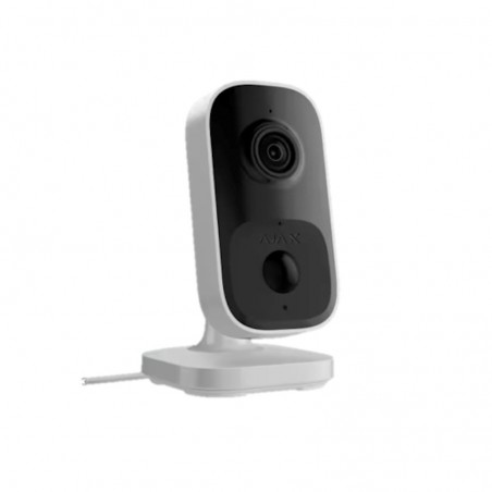 INDOORCAM-W Ajax - Telecamera di Sicurezza Wi-Fi per Interni con Rilevatore di Movimento PIR e IA Integrata Bianca