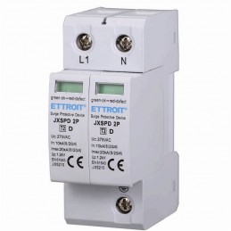 Scaricatore di Sovratensione AC 220V 2P 20KA-40KA T2