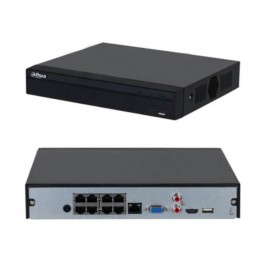 NVR2108HS-4KS2 - NVR PoE Dahua Registratore IP a 8 Canali, H265, 80 Mbps
