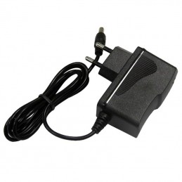 V-TAC Alimentatore in Plastica 18W 12V 1.5A Plug and Play con Jack 2.1 Colore Nero Cavo da 1.2m IP44