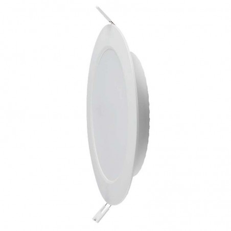 V-TAC PRO Mini Pannello LED Chip Samsung 24W Rotondo da Incasso Compatibile con Foro 275-280mm Colore Bianco 6500K