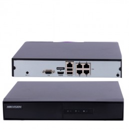 Kit PoE Hikvision 4 Telecamere Ip PoE Full Hd + NVR 4 CH PoE + 4 Cavi Utp + HD1tb NK42E0H-1T(WD)