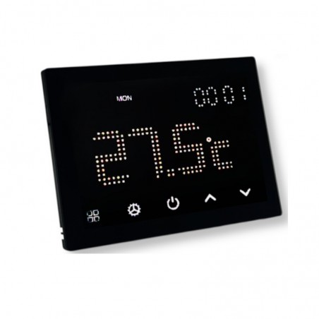 Smart Wifi Cronotermostato Caldaia Da Incasso Digitale Touch Screen Universale Nero ETWF4302