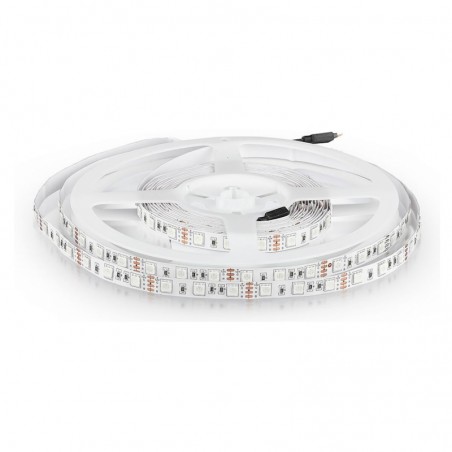 Strip LED SMD5050 7W/m 5m 60 LED/m RGB 12V IP20 10mm Sku 212120