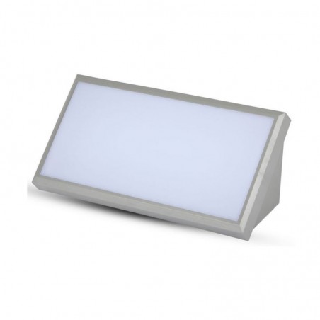 V-TAC Lampada LED da Muro Angolare 20W Colore Grigio Chiaro 4000K IP65 Sku 8237