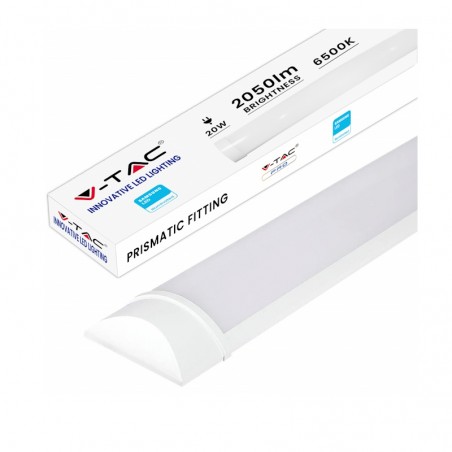 V-TAC PRO Plafoniera LED Chip Samsung Prismatica 20W 120LM/W 60cm 4000K IP20 Sku 20348