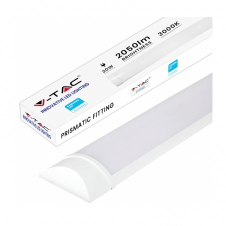 V-TAC PRO Plafoniera LED Chip Samsung Prismatica 40W 120LM/W 120cm 4000K IP20 Sku 20351
