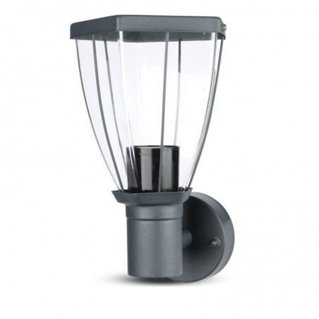 V-TAC Lampada LED da Giardino con Portalampada E27 (max 40W) in Acciaio Inossidabile Colore Nero IP44 Sku 8628