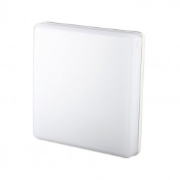 V-TAC PRO Plafoniera LED Chip Samsung Quadrata 15W 120LM/W Colore Bianco 6400K IP44 Sku 13919