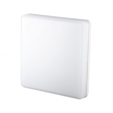 V-TAC PRO Plafoniera LED Chip Samsung Quadrata 15W 120LM/W Colore Bianco 6400K IP44 Sku 13919
