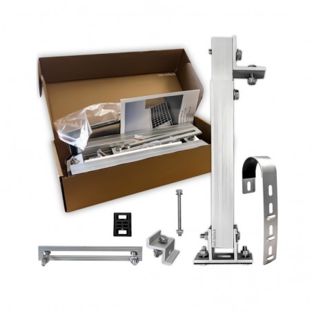 KIT Di Montaggio Da Balcone Per Pannello Solare Fotovoltaico Inclinazione Regolabile