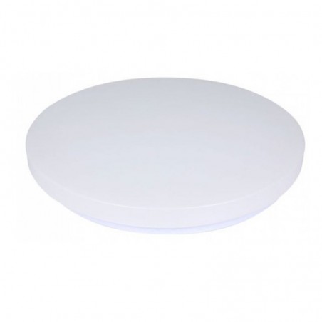 V-TAC Plafoniera LED Rotonda 12W con Interruttore Cambia Colore CCT 3in1 Satinata d: 255mm h: 55mm