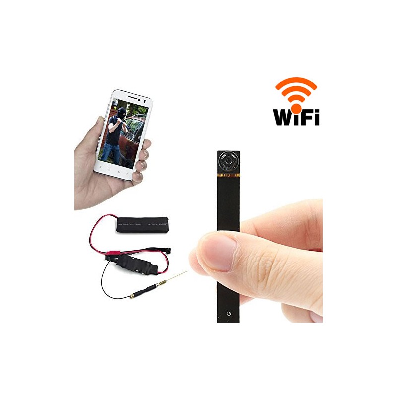Mini telecamera WiFi senza fili A9, piccolo videoregistratore per uso  interno ed esterno con sorveglianza mobile e visione notturna