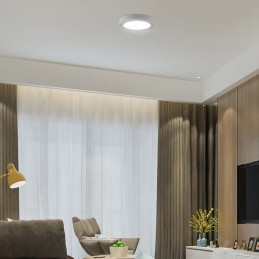 V-TAC Pannello LED 12W Montaggio a Plafone Rotondo 4000K Sku 7874