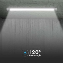 V-TAC PRO Plafoniera LED Chip Samsung Prismatica 20W 120LM/W 60cm 4000K IP20 Sku 20348