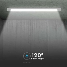 V-TAC Plafoniera LED Prismatica 30W 155LM/W 120cm 4000K Sku 20363