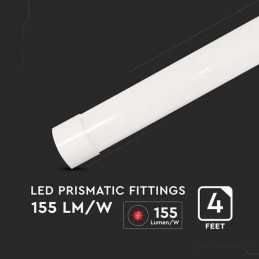 V-TAC Plafoniera LED Prismatica 30W 155LM/W 120cm 6500K Sku 20364