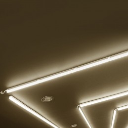 V-TAC PRO Plafoniera LED Chip Samsung Lineare 4W 30cm Raccordabile con Interruttore 3000K SKU 21689