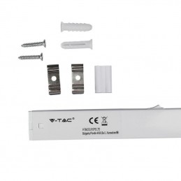 V-TAC PRO Plafoniera LED Chip Samsung Lineare 7W 60cm Raccordabile con Interruttore 4000K SKU 21693