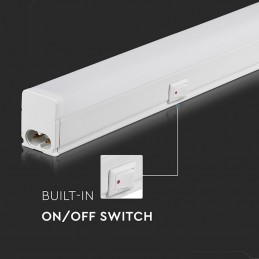 V-TAC PRO Plafoniera LED Chip Samsung Lineare 7W 60cm Raccordabile con Interruttore 6500K SKU 21694