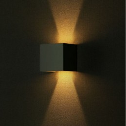 V-TAC Lampada LED da Muro Doppio LED COB 11W Grigia Regolabile 4000K IP65