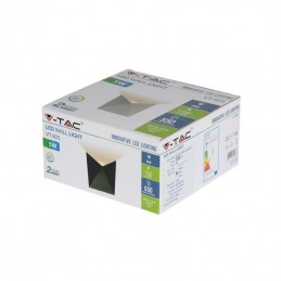 V-TAC Lampada LED da Muro a Tasca 5W 110LM/W Colore Nero 4000K IP65