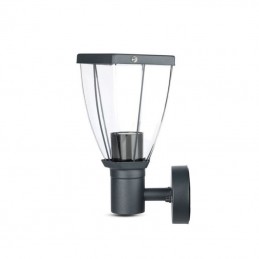 V-TAC Lampada LED da Giardino con Portalampada E27 (max 40W) in Acciaio Inossidabile Colore Nero IP44 Sku 8628