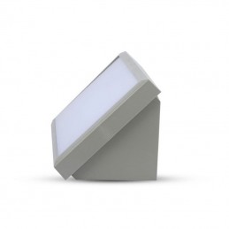 V-TAC Lampada LED da Muro Angolare 20W Colore Grigio Chiaro 4000K IP65 Sku 8237