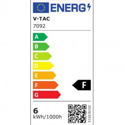 V-TAC Lampada LED da Muro Arrotondata Doppio LED COB 6W 110LM/W Colore Grigio Satinato Fascio Luminoso Regolabile 4000K IP65 Sk