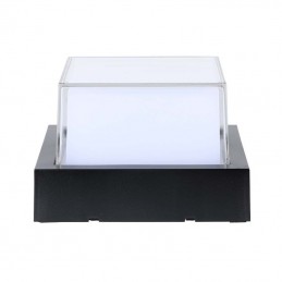V-TAC Lampada LED da Muro Quadrata 12W 110LM/W Colore Nero 4000K IP65 Sku 218544