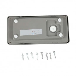 V-TAC Lampada LED da Muro Rettangolare 12W Colore Grigio 6400K IP65