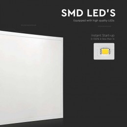 V-TAC Pannello LED 36W 120LM/W 600*600mm Montaggio a Plafone/Incasso 4000K Driver Incluso SKU 10217