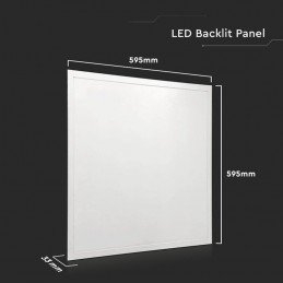 V-TAC Pannello LED 36W 120LM/W 600*600mm Montaggio a Plafone/Incasso 4000K Driver Incluso SKU 10217