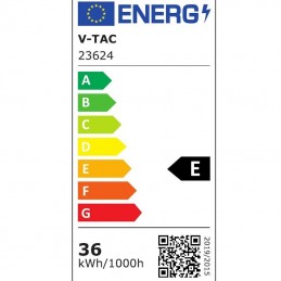 V-TAC PRO Pannello LED Retroilluminato Chip Samsung 36W 120LM/W, Installazione a Superfice 600*600mm con Driver integrato 4000K
