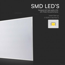 V-TAC PRO Pannello LED Retroilluminato Chip Samsung 36W 120LM/W, Installazione a Superfice 600*600mm con Driver integrato 4000K