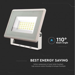 V-TAC Faro LED Esterno SMD 20W Colore Bianco 4000K IP65 Sku 6741