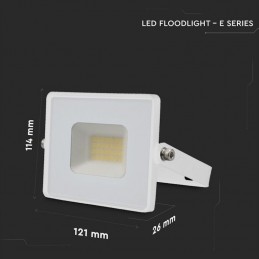 V-TAC Faro LED Esterno SMD 20W E-Series G2 Colore Bianco 4000K IP65 Sku 215950