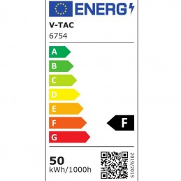 V-TAC Faro LED Esterno SMD 50W Colore Bianco 6400K IP65 Sku 6754