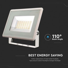 V-TAC Faro LED Esterno SMD 50W Colore Bianco 6400K IP65 Sku 6754