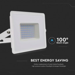 V-TAC Faro LED Esterno SMD 50W E-Series G2 Colore Bianco 6500K IP65 Sku 215963