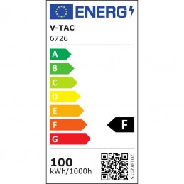 V-TAC Faro LED Esterno SMD 100W Colore Bianco 6400K IP65 Sku 6726